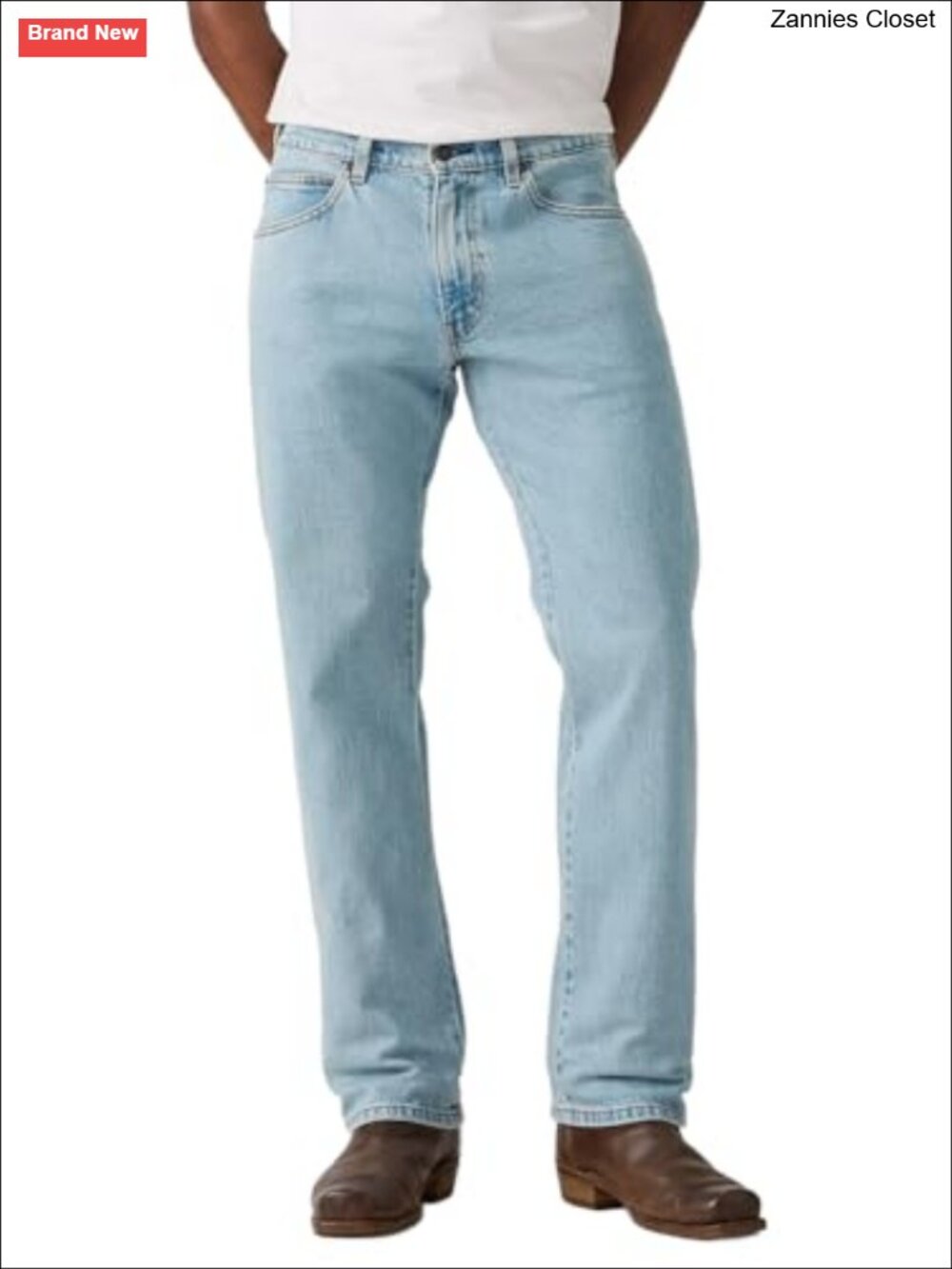 Levi's 557 Western Straight Leg Jeans High Rise Regular Fit
